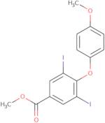 3,5-Diiodo-4(4'-methoxyphenoxy)benzoic acid methyl ester