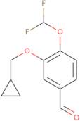 4-(DIFLUOROMETHOXY)-3-(CYCLOPROPYLMETHOXY)-BENZALDEHYDE