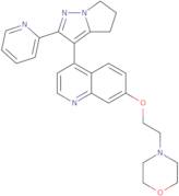 4-[5,6-dihydro-2-(2-pyridinyl)-4H-pyrrolo[1,2-b]pyrazol-3-yl]-7-[2-(4-morpholinyl)ethoxy]-quinoline