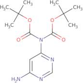 Di-tert-butyl (6-aminopyrimidin-4-yl)carbamate