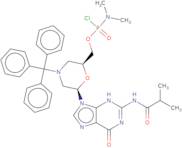 N2-Isobutyryl-N-trityl-morpholinoguanine methyl dimethylphosphoramide chloridate