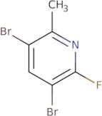 3,5-Dibromo-2-fluoro-6-methylpyridine