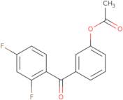 3-(2,4-Difluorobenzoyl)phenyl acetate