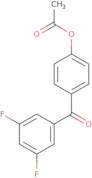 4-(3,5-Difluorobenzoyl)phenyl acetate