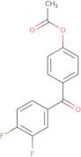 4-(3,4-Difluorobenzoyl)phenyl acetate