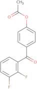 4-(2,3-Difluorobenzoyl)phenyl acetate