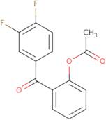 2-(3,4-Difluorobenzoyl)phenyl acetate