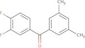 3,4-Difluoro-3',5'-Dimethylbenzophenone