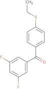 3,5-Difluoro-4'-(Ethylthio)Benzophenone