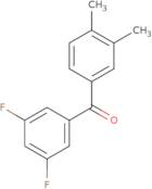 3,5-Difluoro-3',4'-Dimethylbenzophenone