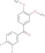 3,4-Difluoro-3',4'-Dimethoxybenzophenone