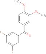 3,5-Difluoro-3',4'-Dimethoxybenzophenone