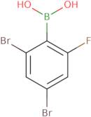 (2,4-Dibromo-6-fluorophenyl)boronic acid