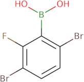 (3,6-Dibromo-2-fluorophenyl)boronic acid