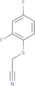 [(2,4-Difluorophenyl)Sulfanyl]Acetonitrile