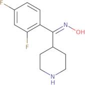 (E)-4-(2,4-Difluorobenzoyl)piperidine oxime