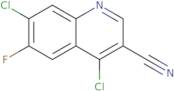 4,7-Dichloro-6-fluoro-3-quinolinecarbonitrile