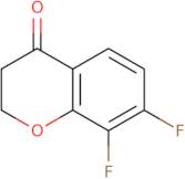 7,8-Difluoro-2,3-dihydro-4H-1-benzopyran-4-one