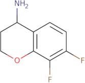 7,8-Difluoro-3,4-dihydro-2H-1-benzopyran-4-amine