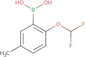 [2-(Difluoromethoxy)-5-methylphenyl]boronic acid