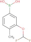 [3-(Difluoromethoxy)-4-methylphenyl]boronic acid