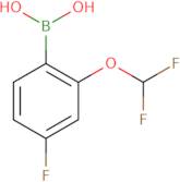 [2-(Difluoromethoxy)-4-fluorophenyl]boronic acid