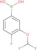 [3-(Difluoromethoxy)-4-fluorophenyl]boronic acid