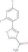 2-(2,4-Difluorophenyl)-1,3-Thiazole-4-Carboxamide