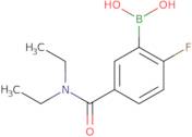 [5-(Diethylcarbamoyl)-2-fluorophenyl]boronic acid