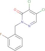 4,5-Dichloro-2-(2-Fluorobenzyl)-3(2H)-Pyridazinone