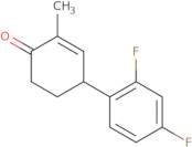 4-(2,4-Difluorophenyl)-2-methyl-2-cyclohexen-1-one