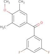 3,5-Difluoro-3',5'-Dimethyl-4'-Methoxybenzophenone