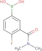 [3-(Dimethylcarbamoyl)-4-fluorophenyl]boronic acid