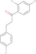 1-(2,4-Difluorophenyl)-3-(4-fluorophenyl)-1-propanone