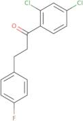 1-(2,4-Dichlorophenyl)-3-(4-fluorophenyl)-1-propanone