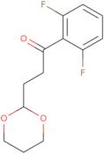 1-(2,6-Difluorophenyl)-3-(1,3-dioxan-2-yl)-1-propanone