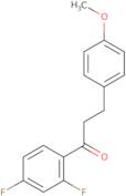 1-(2,4-Difluorophenyl)-3-(4-methoxyphenyl)-1-propanone