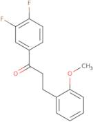 1-(3,4-Difluorophenyl)-3-(2-methoxyphenyl)-1-propanone