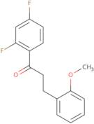 1-(2,4-Difluorophenyl)-3-(2-methoxyphenyl)-1-propanone