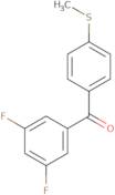 (3,5-Difluorophenyl)[4-(Methylsulfanyl)Phenyl]Methanone