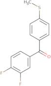 (3,4-Difluorophenyl)[4-(Methylsulfanyl)Phenyl]Methanone