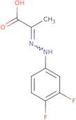 2-[2-(3,4-Difluorophenyl)hydrazinylidene]propanoic acid