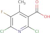 2,6-Dichloro-5-fluoro-4-methyl-3-pyridinecarboxylic acid
