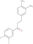 1-(3,4-Difluorophenyl)-3-(3,4-dimethylphenyl)-1-propanone