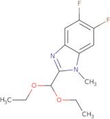 2-(Diethoxymethyl)-5,6-difluoro-1-methyl-1H-benzimidazole