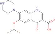 6-Difluoromethoxy-7-Piperazinyl-3-Quinolonecarboxylic Acid