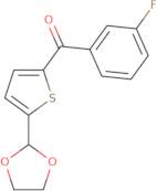 [5-(1,3-Dioxolan-2-yl)-2-thienyl](3-fluorophenyl)methanone