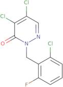 4,5-Dichloro-2-(2-Chloro-6-Fluorobenzyl)-3(2H)-Pyridazinone