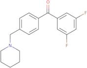 (3,5-Difluorophenyl)[4-(1-piperidinylmethyl)phenyl]methanone