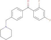 (2,4-Difluorophenyl)[4-(1-piperidinylmethyl)phenyl]methanone